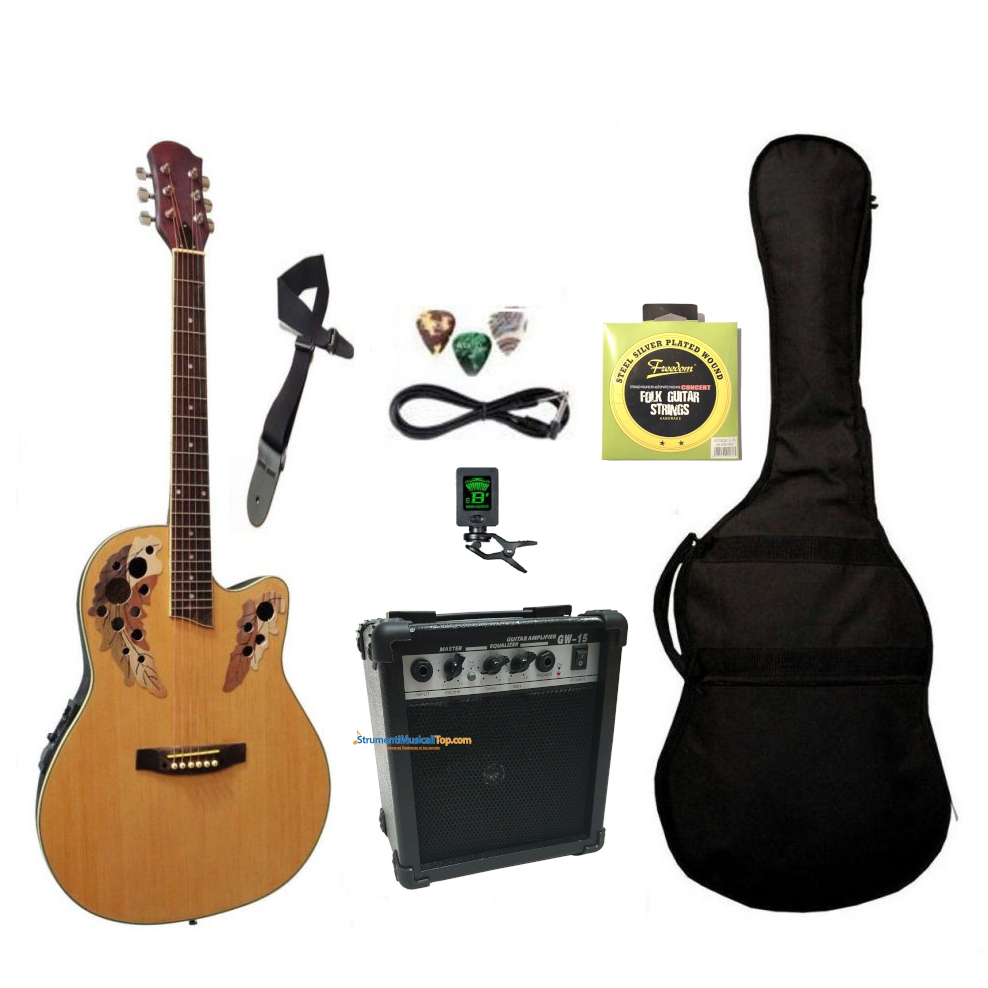 Roundback Natural EQ 3Band con Ampli e Accessori