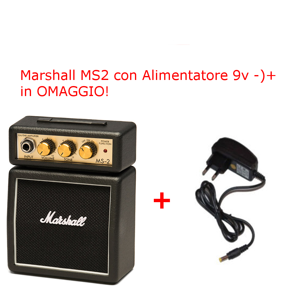 mini amplificatore chitarra marshall ms-2r - Strumenti Musicali In vendita  a Cagliari