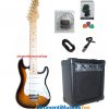 Chitarra elettrica Stratocaster Junior con Amplificatore e accessori
