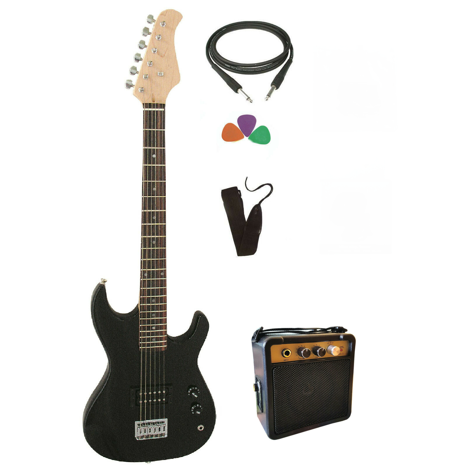 Chitarra Elettrica Junior Rock HB con Amplificatore e Accessori