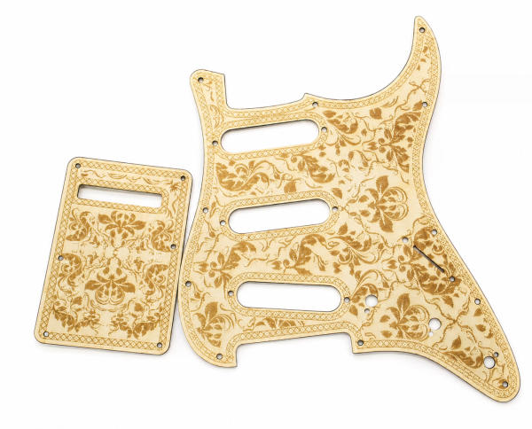 Battipenna per Stratocaster in Legno Decorato