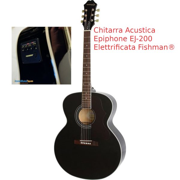 Chitarra Acustica EPIPHONE EJ 200 EQ by Fishman®