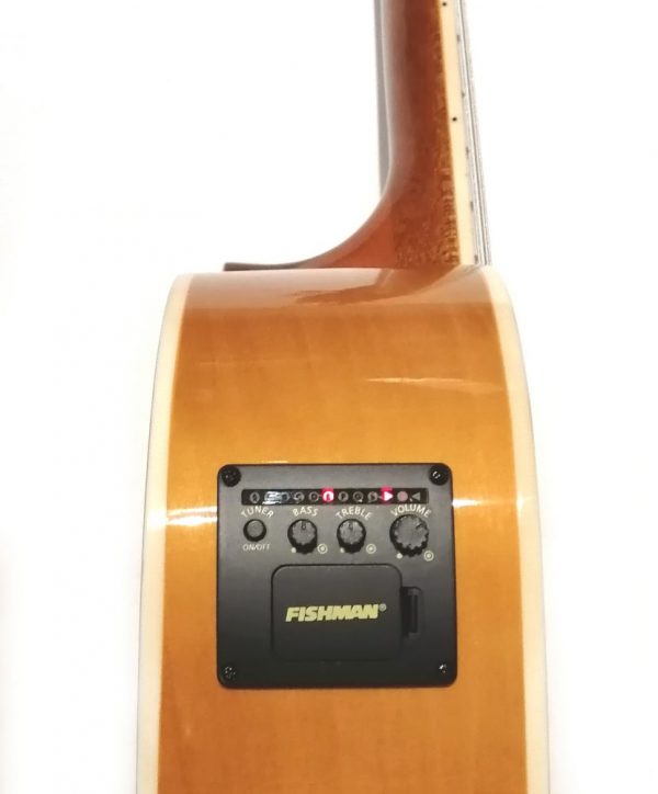 Chitarra Classica Elettrificata by Fishman® FF Studio C40 con accordatore integrato + Custodia Morbida Imbottita 12mm.