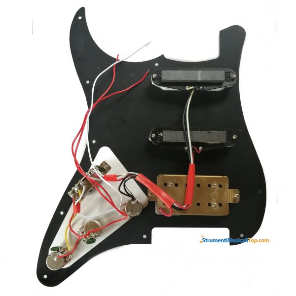 Battipenna Stratocaster Heavy Rock - SSH Precablato Pickup modello Invader
