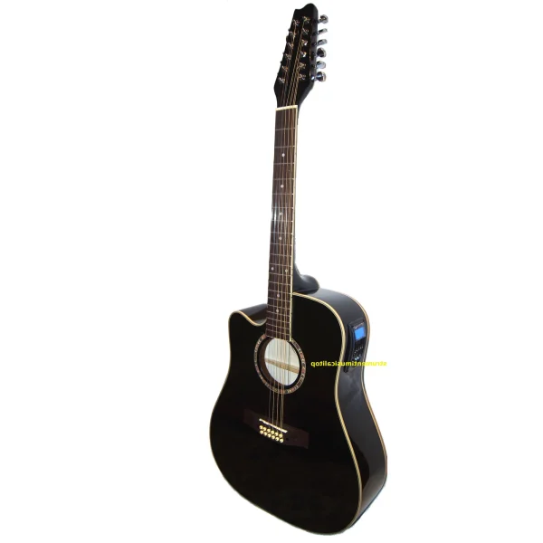 Chitarra Acustica 12 Corde Mancina Elettrificata SMT