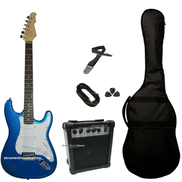 Chitarra elettrica Stratocaster SMT Blu